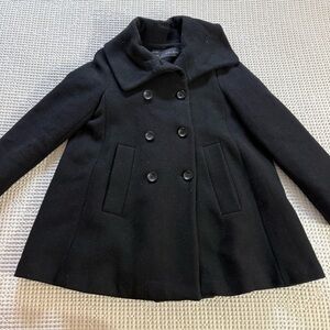 ZARA Wool Blend Peacoat